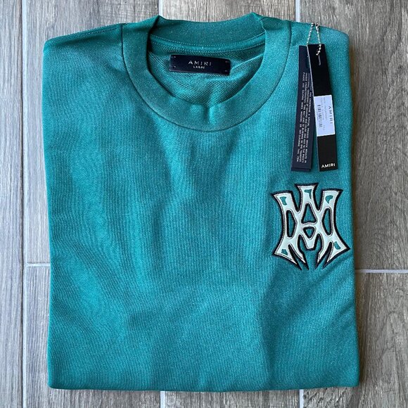 Amiri Men Green Color Crewneck Sweaters - Picture 4 of 7